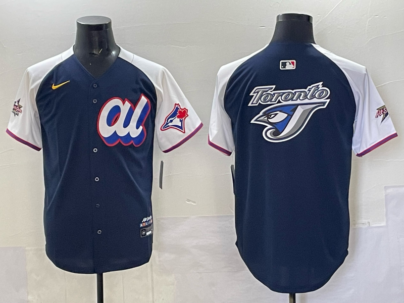 Men 2025 Toronto Blue Jays blank Blue Nike MLB All Star Jersey 002